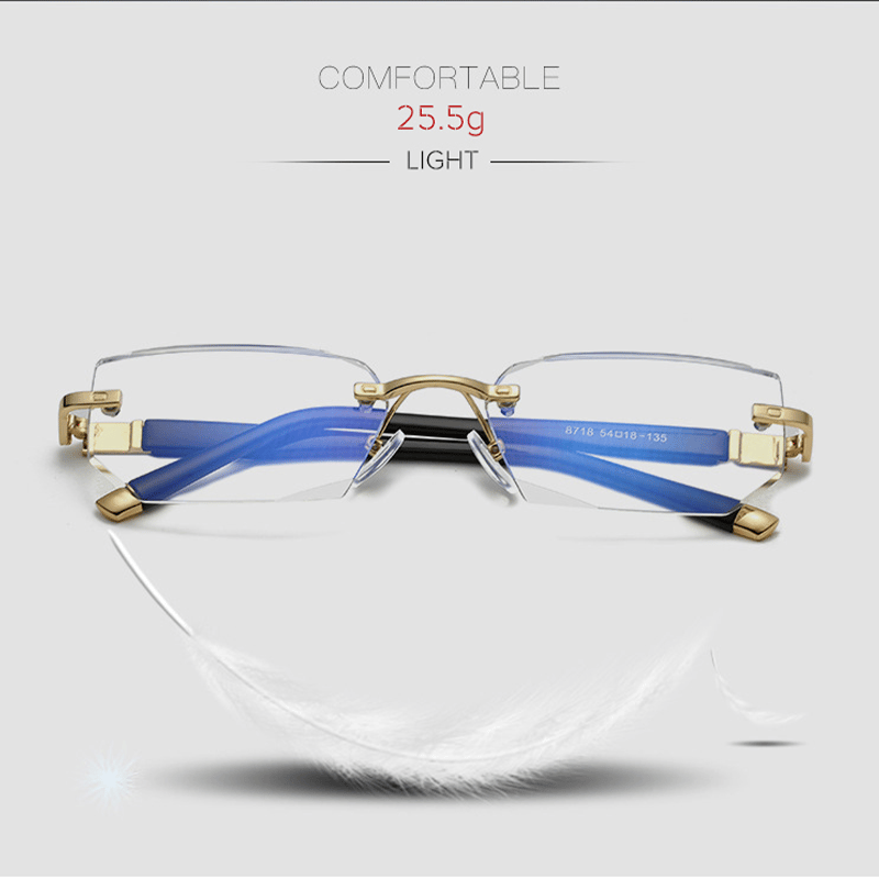 Progressieve Leesbril met Blauwlichtfilter TR90 Titanium Montuur voor Comfortabel Schermwerk en Lezen | Sansoti