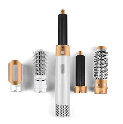 Professioneller 5-in-1 Airstyler mit Aufsätzen und Lufttechnologie für Trocknen, Locken, Volumen und glattes Haar | Restfield
