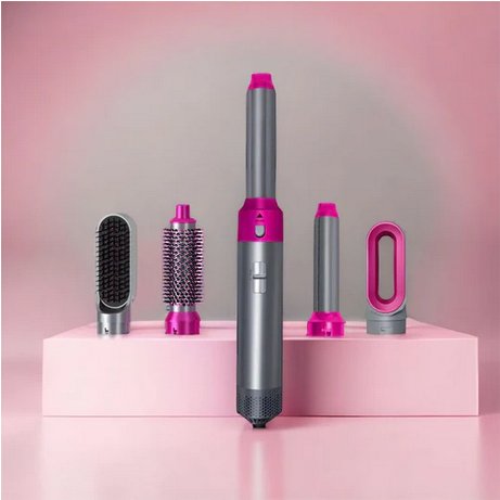 Professioneller 5-in-1 Airstyler mit Aufsätzen und Lufttechnologie für Trocknen, Locken, Volumen und glattes Haar | Restfield