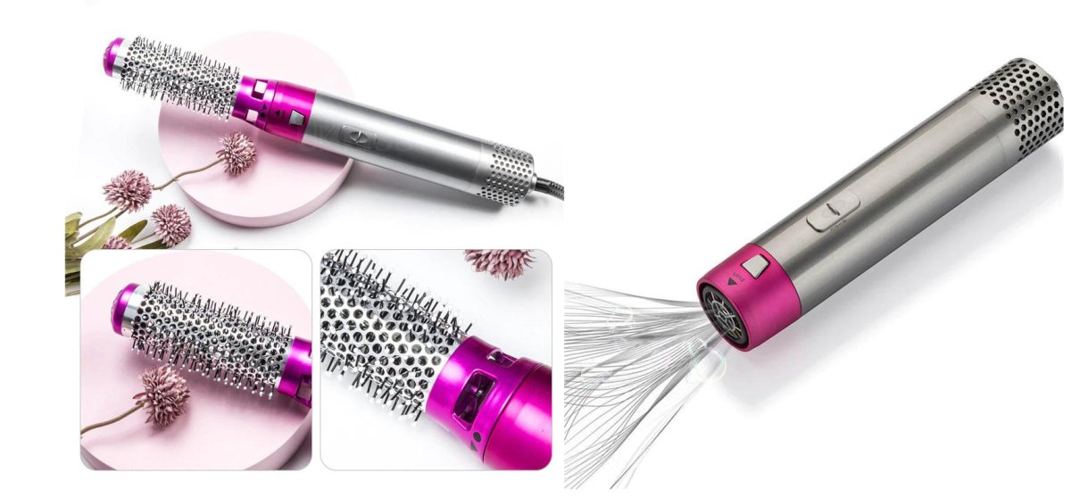 Professioneller 5-in-1 Airstyler mit Aufsätzen und Lufttechnologie für Trocknen, Locken, Volumen und glattes Haar | Restfield