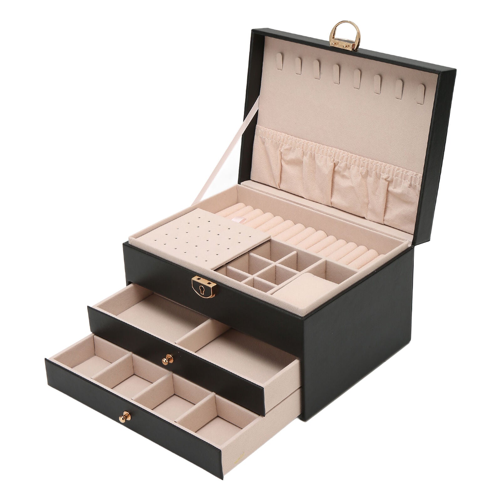 Luxe Sieradendoos met Meerdere Lagen – Elegante Opbergbox voor Sieraden | Sansoti