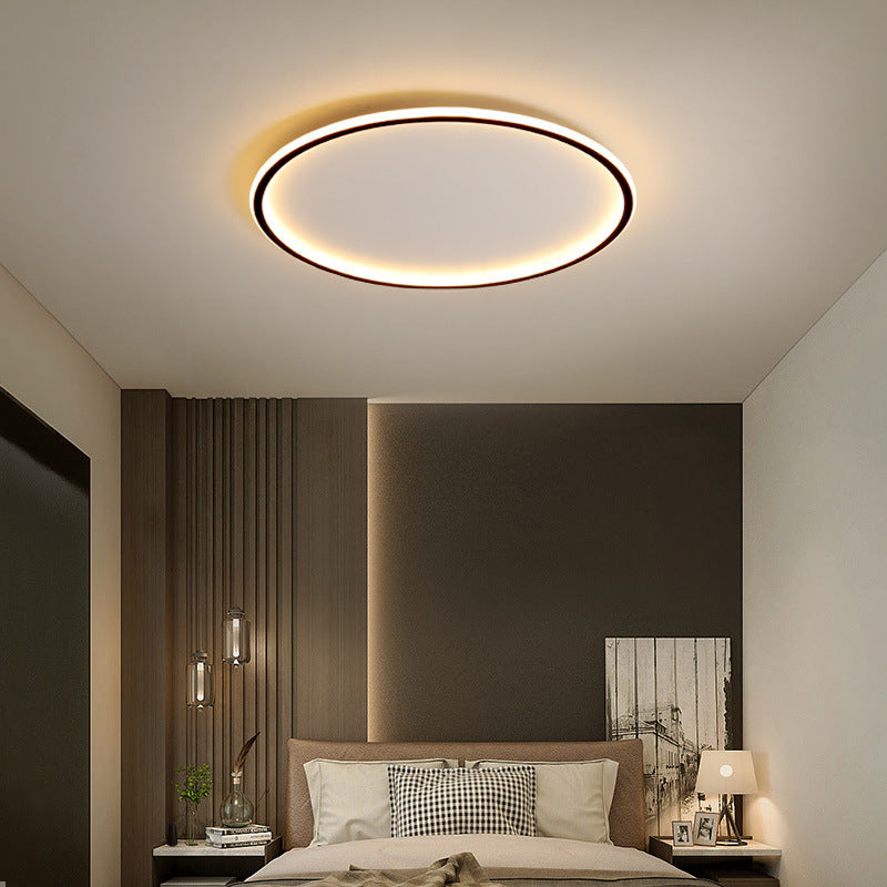 Runde LED-Deckenleuchte Skandinavisches Design Aluminium Esszimmer Wohnzimmer Modern Minimalistisch Dimmbar | Sansoti