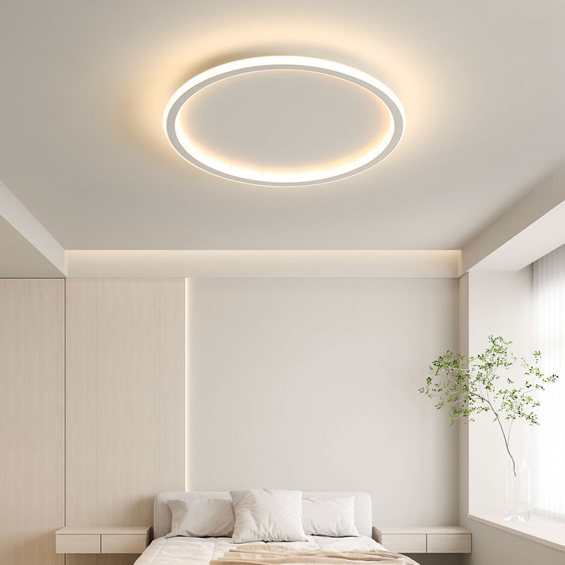 Runde LED-Deckenleuchte Skandinavisches Design Aluminium Esszimmer Wohnzimmer Modern Minimalistisch Dimmbar | Sansoti