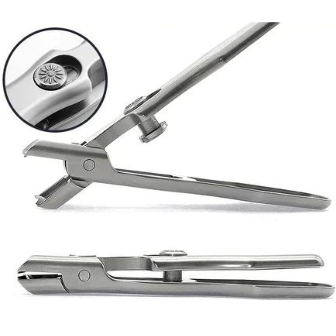 Professionele Nagelknipper Roestvrijstaal Gebogen Snijvlak Nagelverzorging Pedicure Manicure Precisie | Sansoti