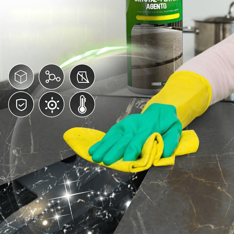 Nano-Verzegeling voor Natuursteen Marmeren Granieten Oppervlakken Hoogglans Finish 2-Delig Set Beschermlaag | Sansoti
