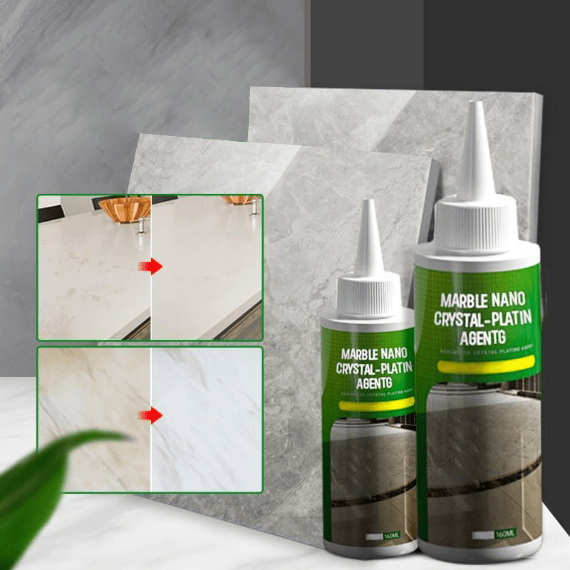 Nano-Verzegeling voor Natuursteen Marmeren Granieten Oppervlakken Hoogglans Finish 2-Delig Set Beschermlaag | Sansoti