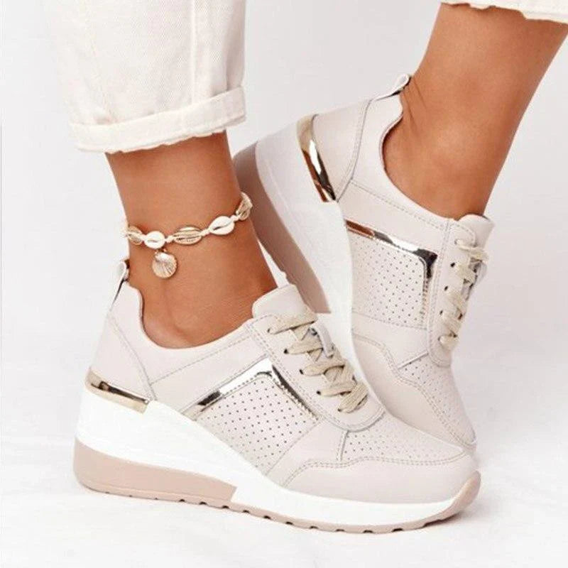 Luchtkussen Damessneakers Mesh Ademend Lichtgewicht Wandelschoenen Sportieve Vrijetijdsschoenen Dames | Sansoti
