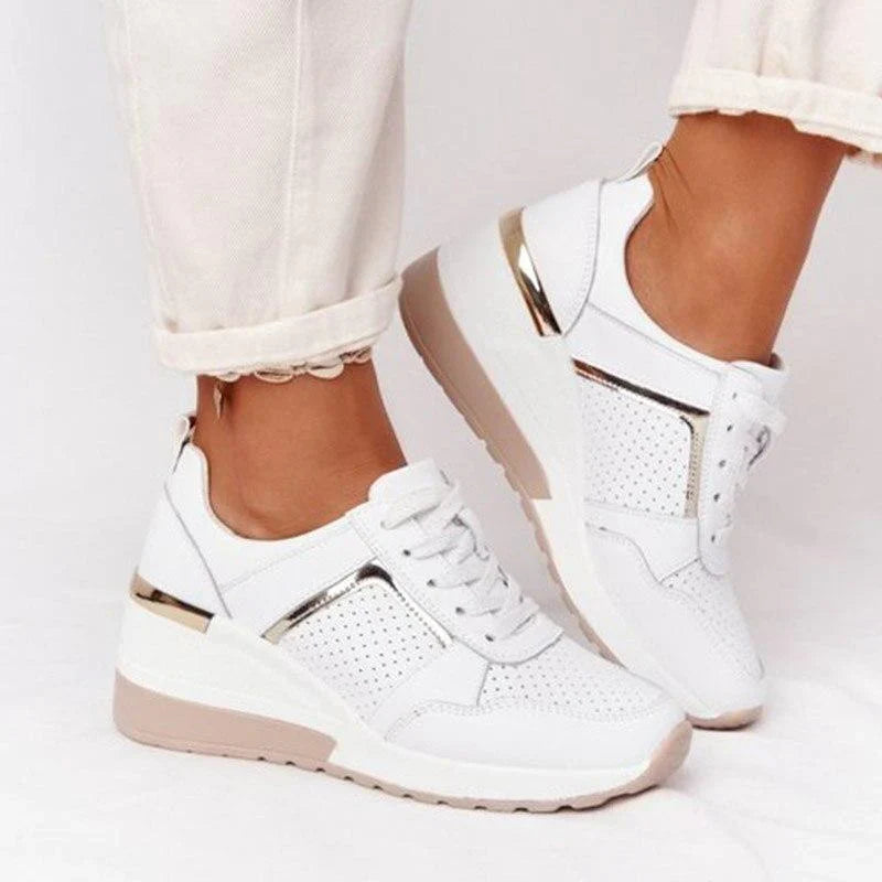Luchtkussen Damessneakers Mesh Ademend Lichtgewicht Wandelschoenen Sportieve Vrijetijdsschoenen Dames | Sansoti