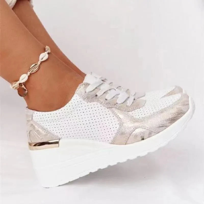 Luchtkussen Damessneakers Mesh Ademend Lichtgewicht Wandelschoenen Sportieve Vrijetijdsschoenen Dames | Sansoti