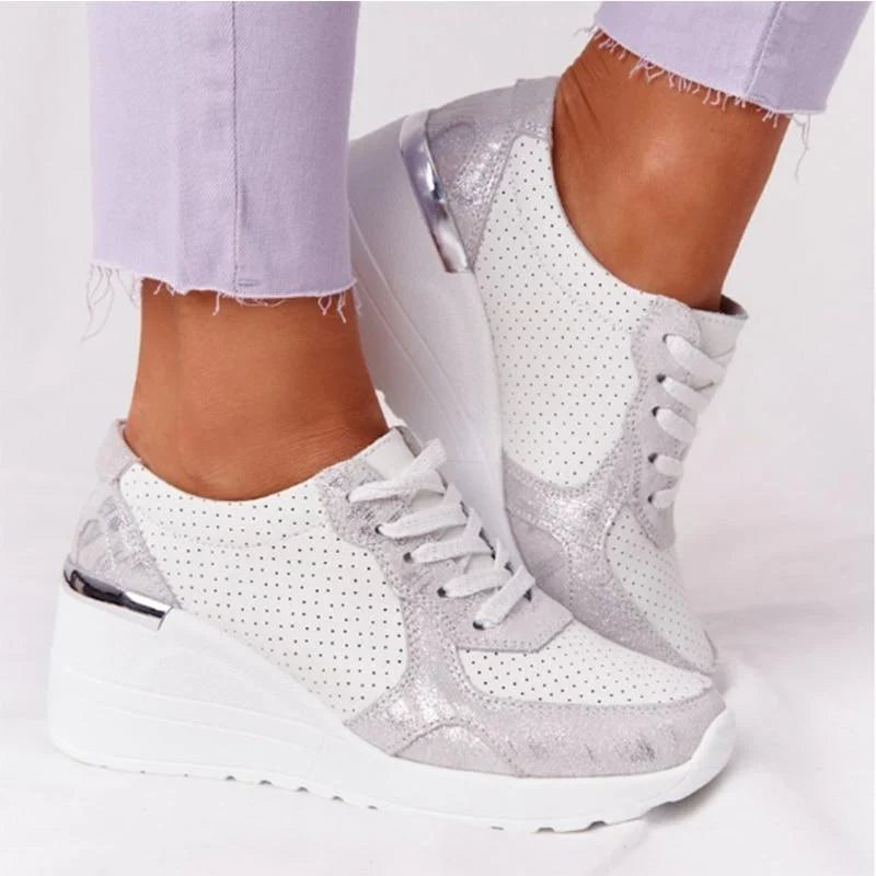 Luchtkussen Damessneakers Mesh Ademend Lichtgewicht Wandelschoenen Sportieve Vrijetijdsschoenen Dames | Sansoti