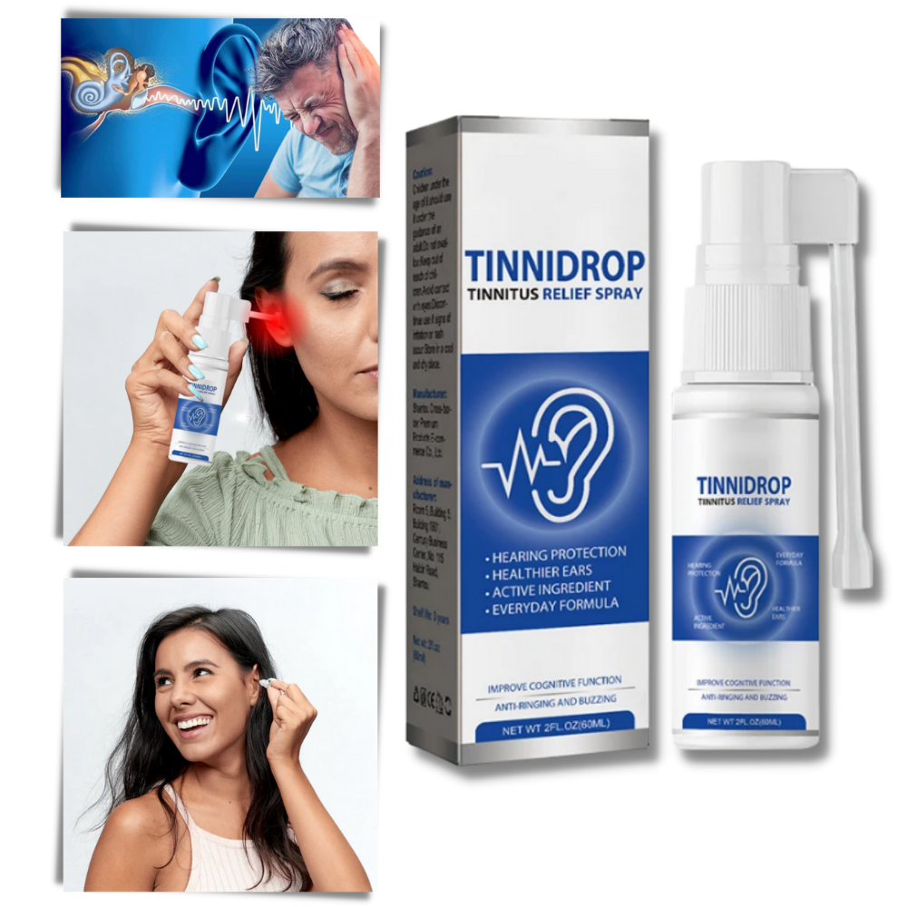 Natuurlijke Oorspray met Ginkgo & Ginseng 60ml - Voor Gehoorwelzijn - Sprayvorm voor Eenvoudige Toepassing | Sansoti