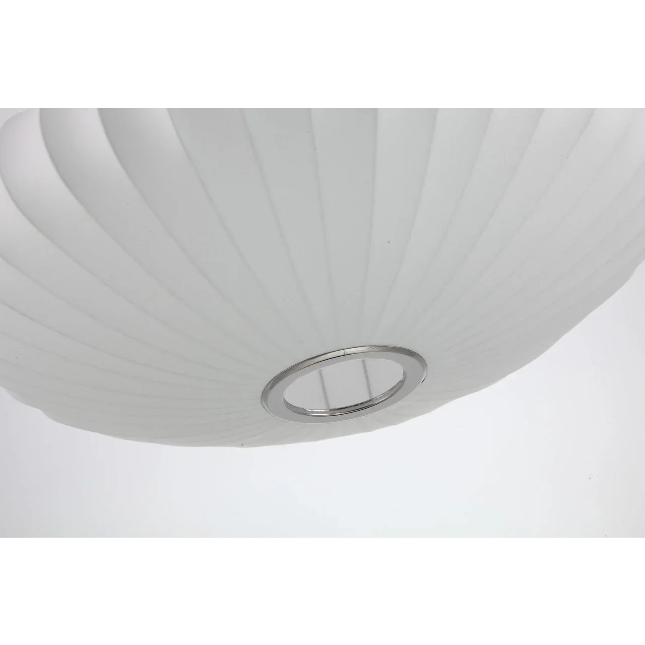 Hanglamp Nelson Bubble Handgebreid Zijde Wit IJzer LED Woonkamer Eetkamer Slaapkamer | Sansoti