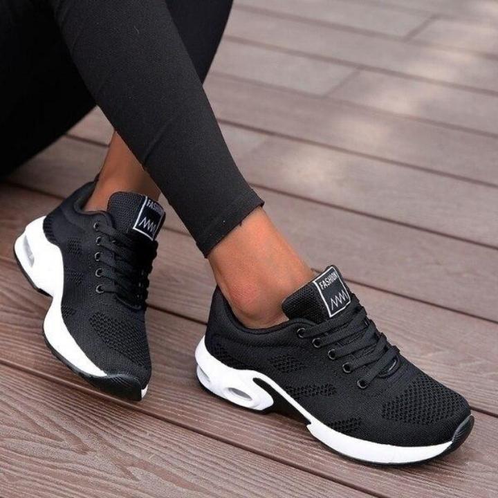 Dames Sneakers met Voetgewelfondersteuning Ademend Mesh Sportschoenen voor Dagelijks Comfort Beweging Wandelen | Sansoti