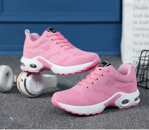 Dames Sneakers met Voetgewelfondersteuning Ademend Mesh Sportschoenen voor Dagelijks Comfort Beweging Wandelen | Sansoti