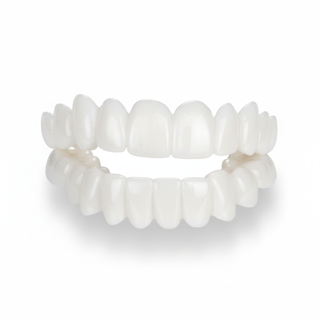 Cosmetic Tooth Cover Thermoplastic Resin Upper & Lower Jaw Veneer Smile Care at Home | Sansoti