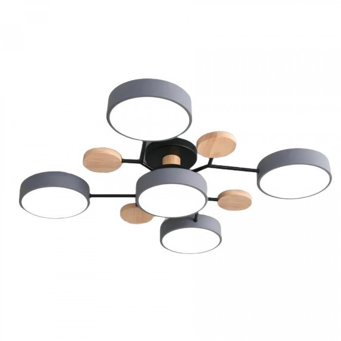 Moderne Plafondlamp met Vertakt Design – Warm LED-licht – Energiezuinig & Duurzaam – Scandinavische Sfeer voor Woonkamer, Eetkamer en Kantoor | Sansoti