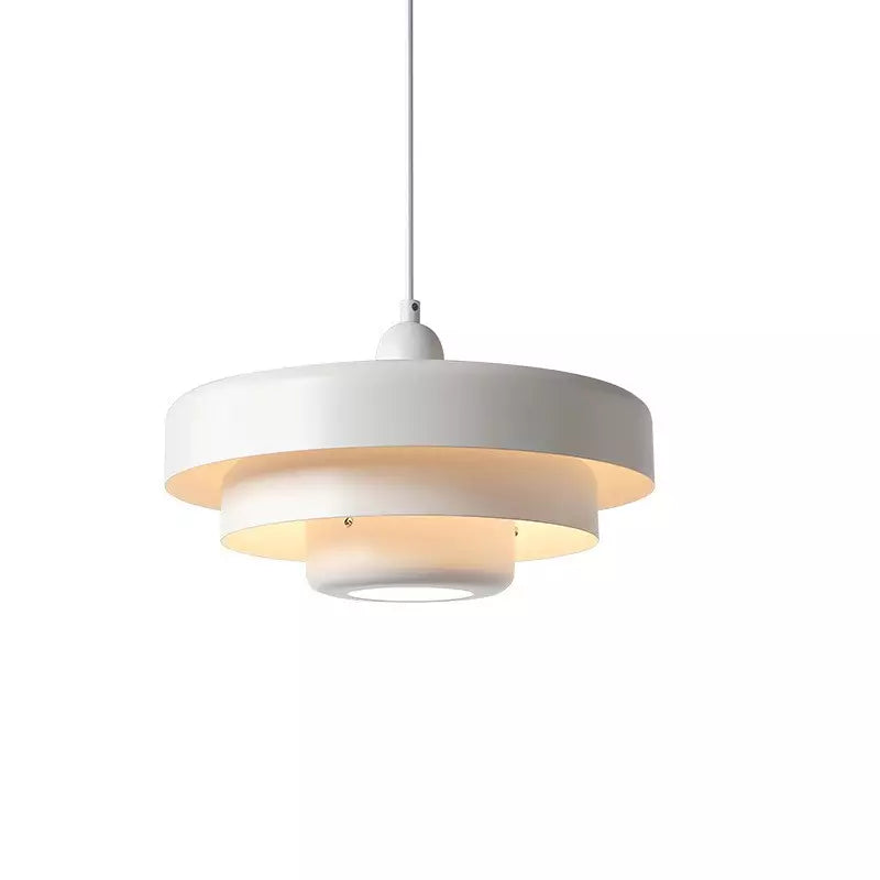 Hanglamp Ijzer Bauhaus Industrieel Oranje Goud Zwart 35cm Pendellamp Eetkamer Slaapkamer | Sansoti