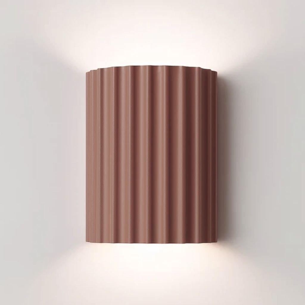 Wandlamp Geribbeld Hars G9 Pastellicht Omhoog Omlaag Verlichting Gangen Slaapkamer Trappenhuis Kinderkamer | Sansoti