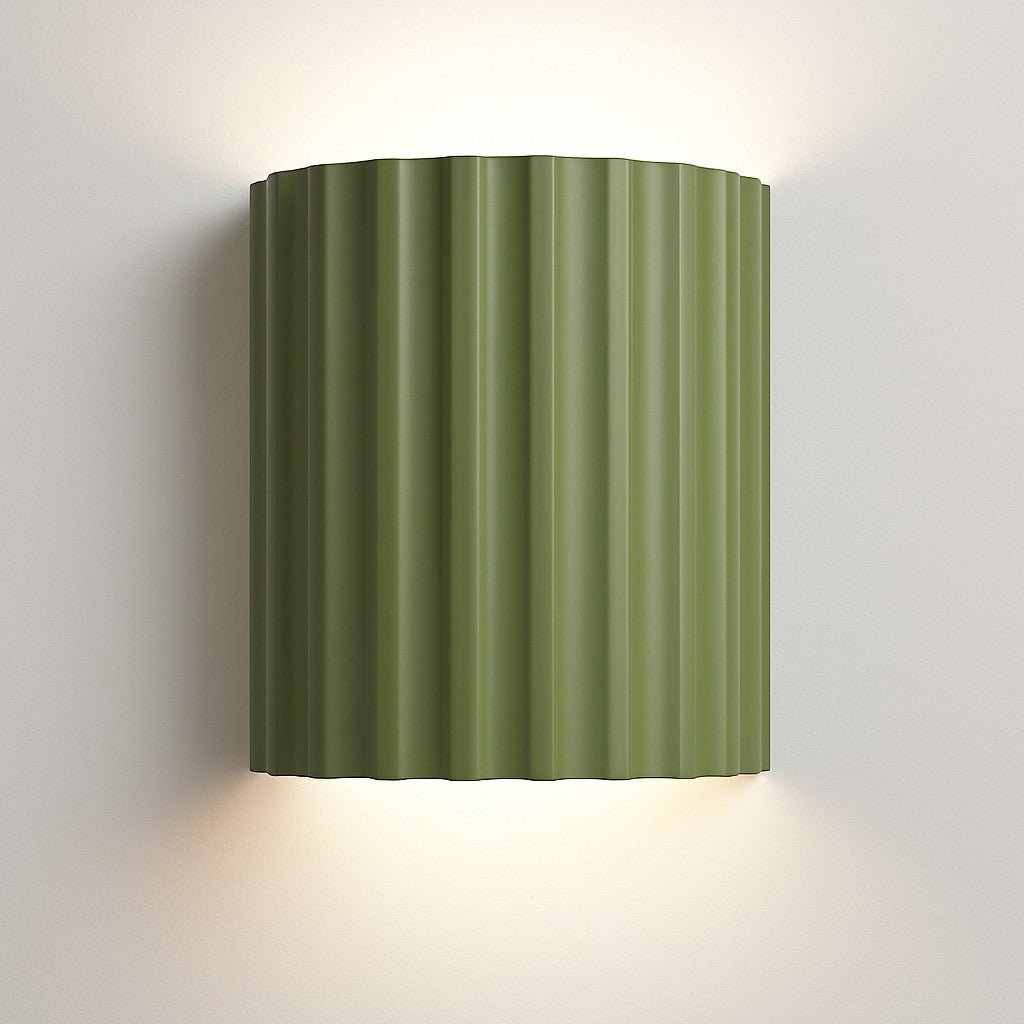 Wandlamp Geribbeld Hars G9 Pastellicht Omhoog Omlaag Verlichting Gangen Slaapkamer Trappenhuis Kinderkamer | Sansoti