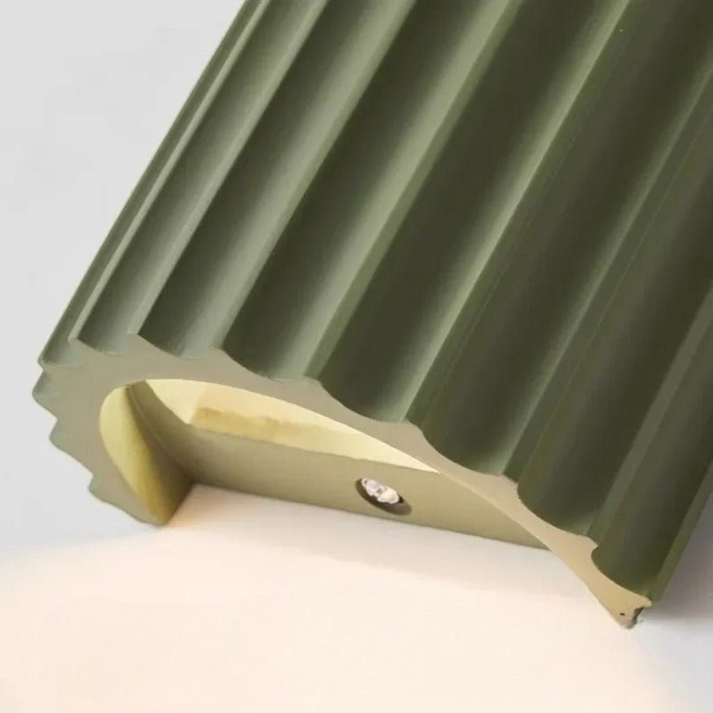Wandlamp Geribbeld Hars G9 Pastellicht Omhoog Omlaag Verlichting Gangen Slaapkamer Trappenhuis Kinderkamer | Sansoti