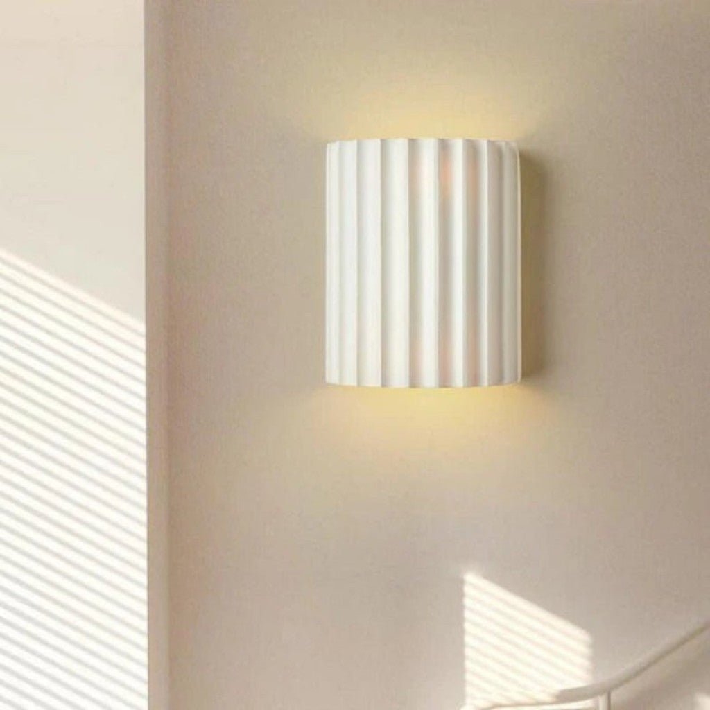 Wandlamp Geribbeld Hars G9 Pastellicht Omhoog Omlaag Verlichting Gangen Slaapkamer Trappenhuis Kinderkamer | Sansoti