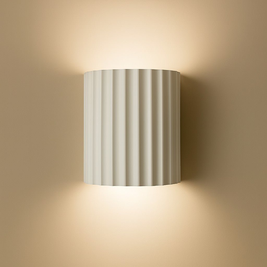 Wandlamp Geribbeld Hars G9 Pastellicht Omhoog Omlaag Verlichting Gangen Slaapkamer Trappenhuis Kinderkamer | Sansoti