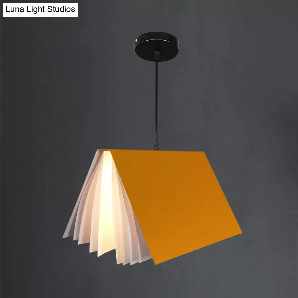 Suspension Openboek en plastique 24 cm ronde moderne nordique scandinave éclairage d’ambiance salon salle à manger | Sansoti