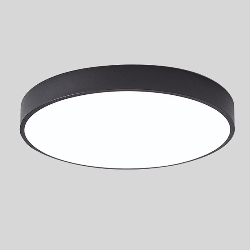 Scandinavian Ceiling Lamp with Wood Accent Macaron Shape Modern Ambient Lighting Living Room Bedroom | Sansoti