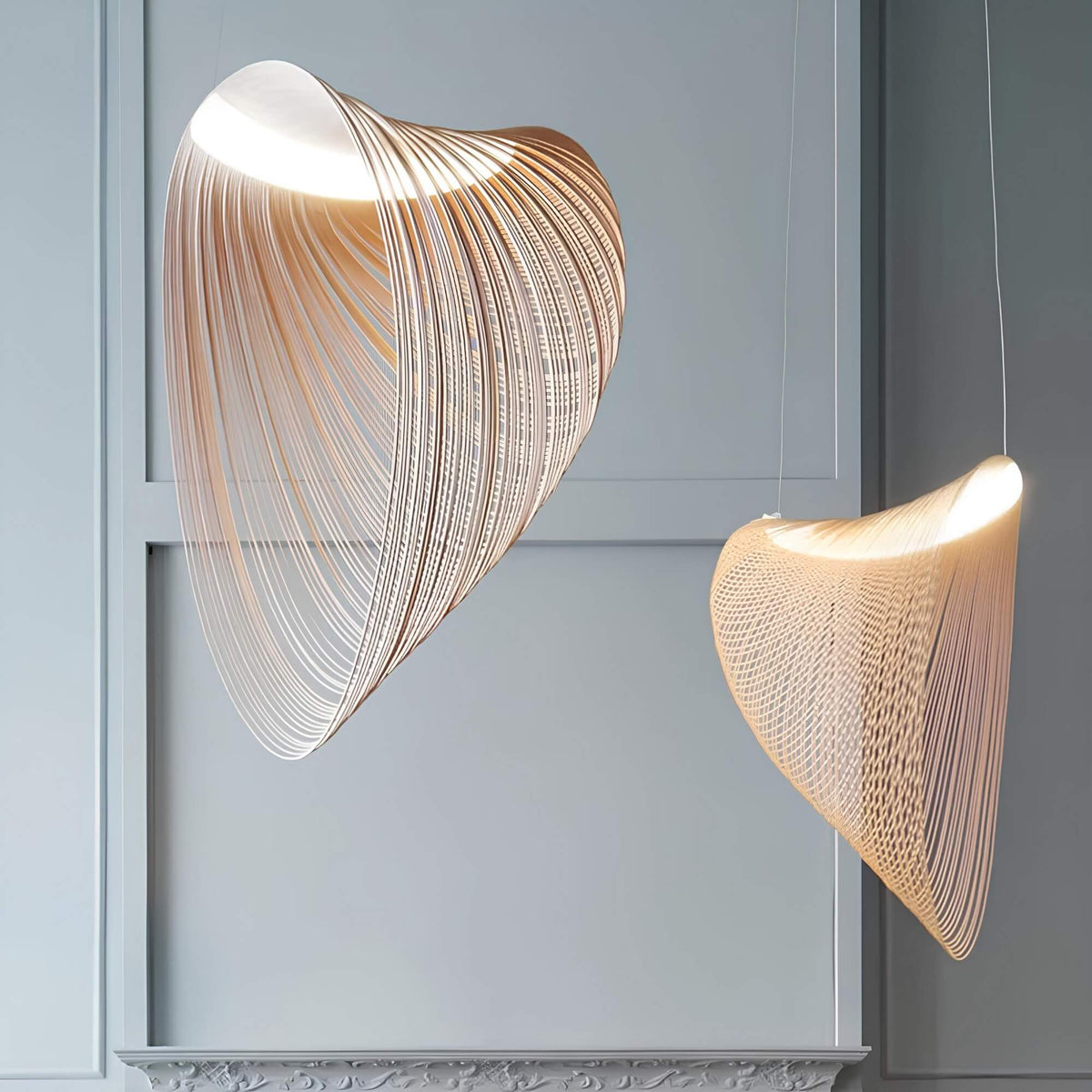 Hanglamp Metaal met Eiken Accent Modern Scandinavisch Design E27 Fitting voor Eetkamer Keuken Woonkamer | Sansoti