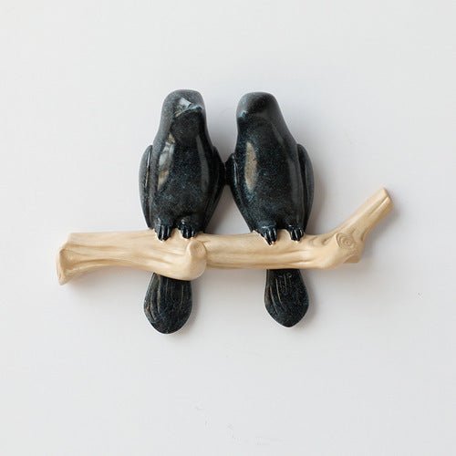 Decoratieve Wandhaak met Vogelontwerp – Harskunst voor Hal, Slaapkamer en Badkamer – Stijlvolle Opbergoplossing met Natuurlijke Charme | Sansoti