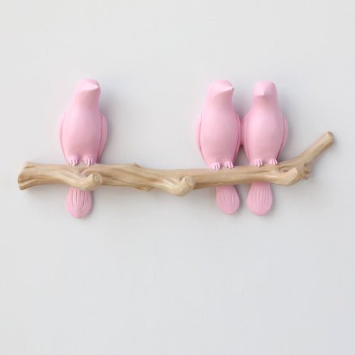 Decoratieve Wandhaak met Vogelontwerp – Harskunst voor Hal, Slaapkamer en Badkamer – Stijlvolle Opbergoplossing met Natuurlijke Charme | Sansoti