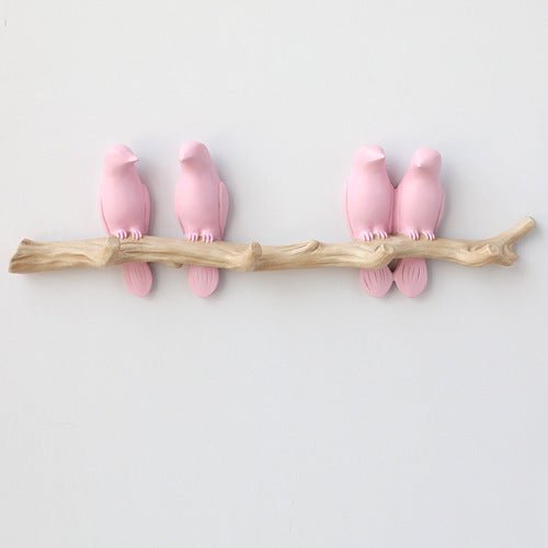 Decoratieve Wandhaak met Vogelontwerp – Harskunst voor Hal, Slaapkamer en Badkamer – Stijlvolle Opbergoplossing met Natuurlijke Charme | Sansoti