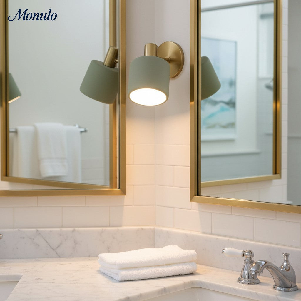 Keramische Ronde Wandlamp Wit Minimalistisch Flush Mount Verlichting voor Hal en Gang | Sansoti