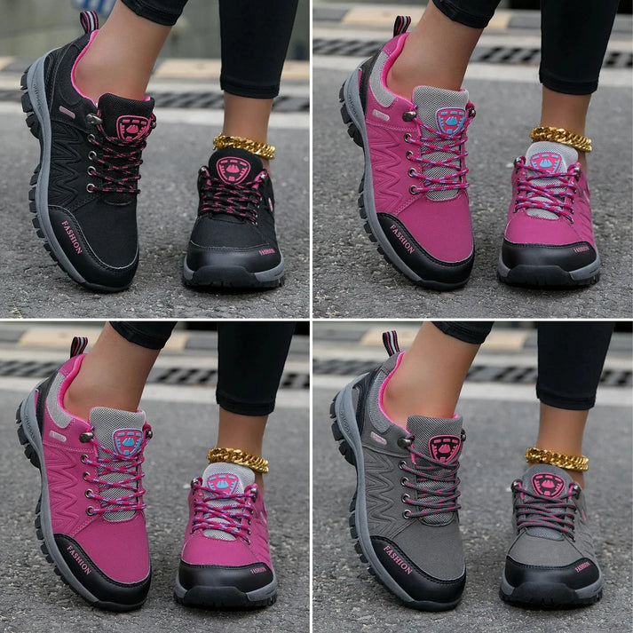 Dames Outdoorschoenen Waterdicht Ademend Hoog Comfort Antislip Wandelschoeisel voor Outdoor Avonturen | Sansoti