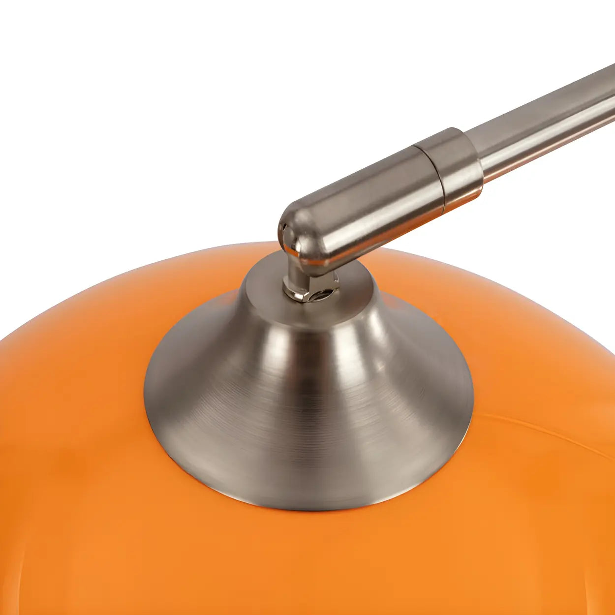 Lampadaire moderne en arc avec abat-jour en dôme acrylique et structure métallique de 220 cm de haut pour salon et coin lecture | Restfield
