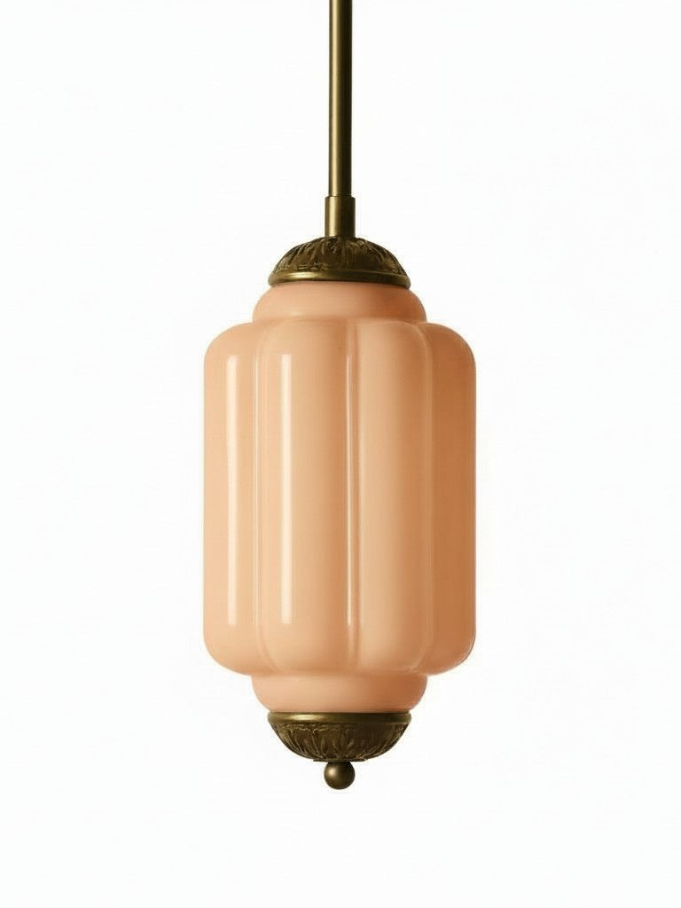 Vintage Glazen Hanglamp met Nostalgische Uitstraling – Verfijnde Verlichting voor Eetkamer en Keuken | Sansoti