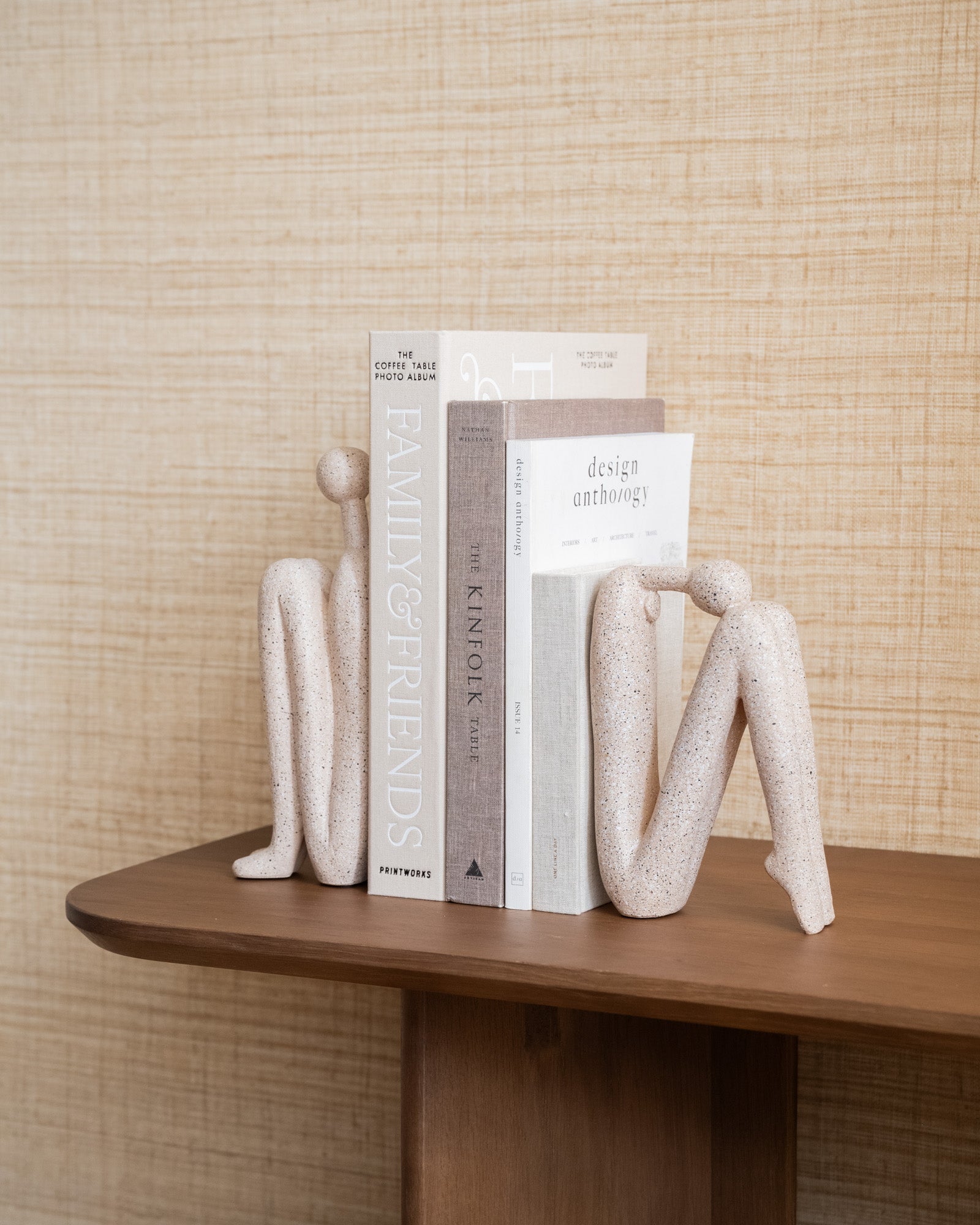 Boekensteun Beeld Set Polyhars Modern Design 27cm Decoratief | Sansoti