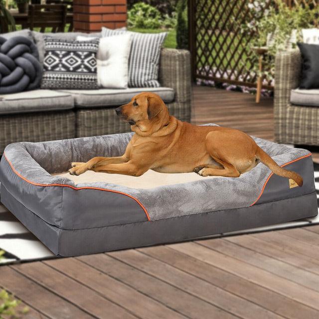 Orthopedic Dog Bed Memory Foam XXL Large Dogs Joint Care Removable Cover Washable Comfort | Sansoti