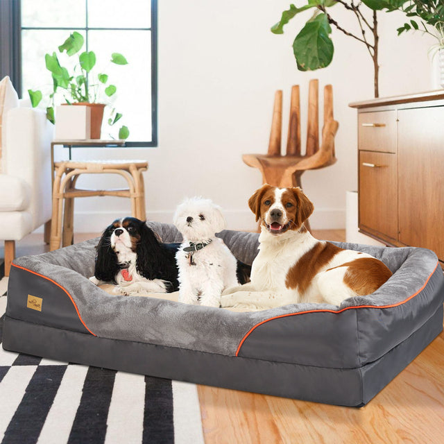 Orthopedic Dog Bed Memory Foam XXL Large Dogs Joint Care Removable Cover Washable Comfort | Sansoti