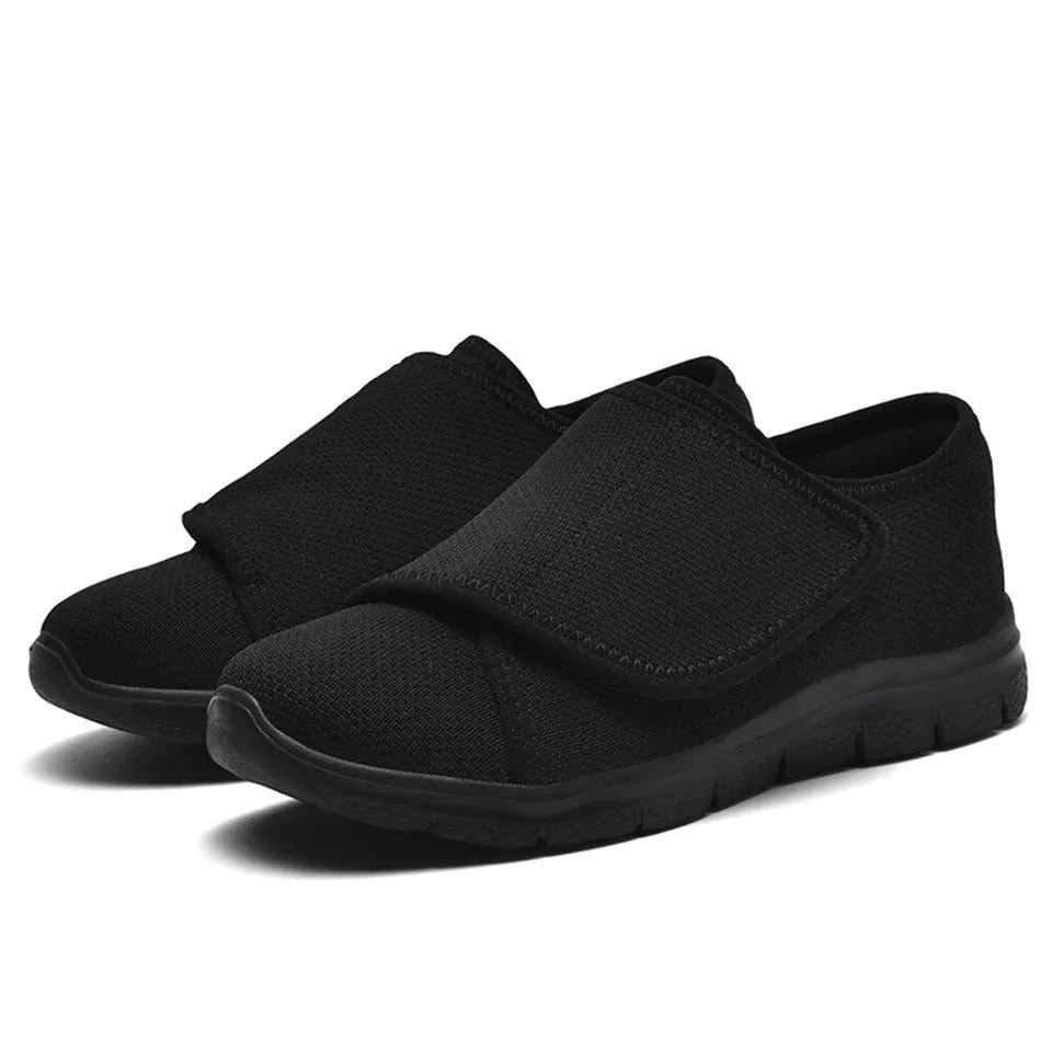 Verstelbare Comfortschoenen Brede Pasvorm Zachte Voering Gevoelige Voeten Dagelijks Gebruik Orthopedisch | Sansoti