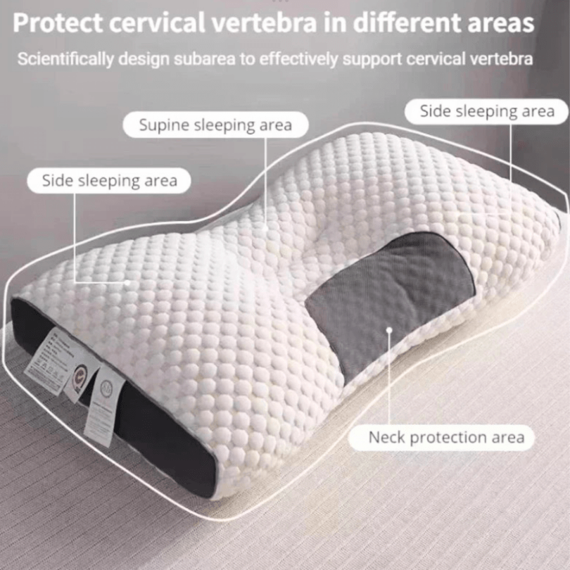 Orthopedisch Steunkussen Nekhoogte 10 of 12 cm – Verlicht Nek- en Rugpijn bij Verschillende Slaapposities | Sansoti