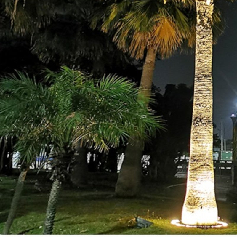Outdoor LED Tree Base Lamp Garden Lighting Warm White Aluminum Glass 31 38 44 cm Pathway Terrace Garden Decorative | Sansoti