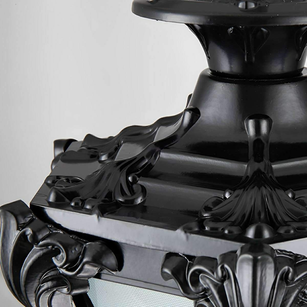 Suspension LED étanche pour extérieur, verre vintage et aluminium, IP65, lampe de jardin, éclairage de terrasse et de balcon | Sansoti