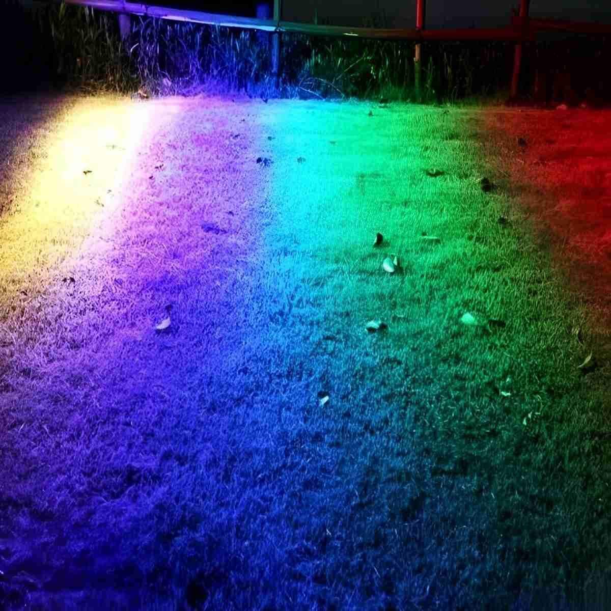 Grey RGB Outdoor Spotlight Aluminium 48W/72W Garden Lighting Tree IP65 Waterproof Landscape Lighting Garden | Sansoti