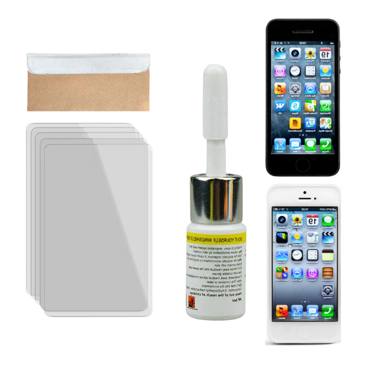Kit de réparation d’écran de téléphone en résine pour réparation du verre à faire soi-même, fissures et craquelures, universel pour smartphones et tablettes | Sansoti