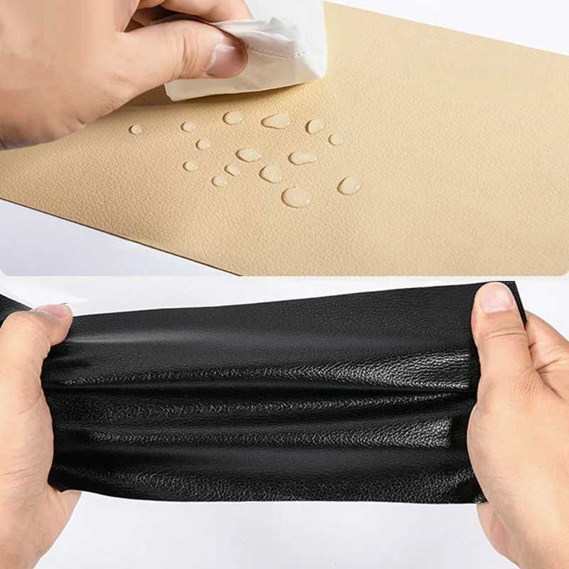 Selbstklebender Lederreparaturflicken 50x137cm, zuschneidbar, für Möbel, Bänke und Stühle, Reparaturpatch, wasserfestes Kunstleder | Sansoti