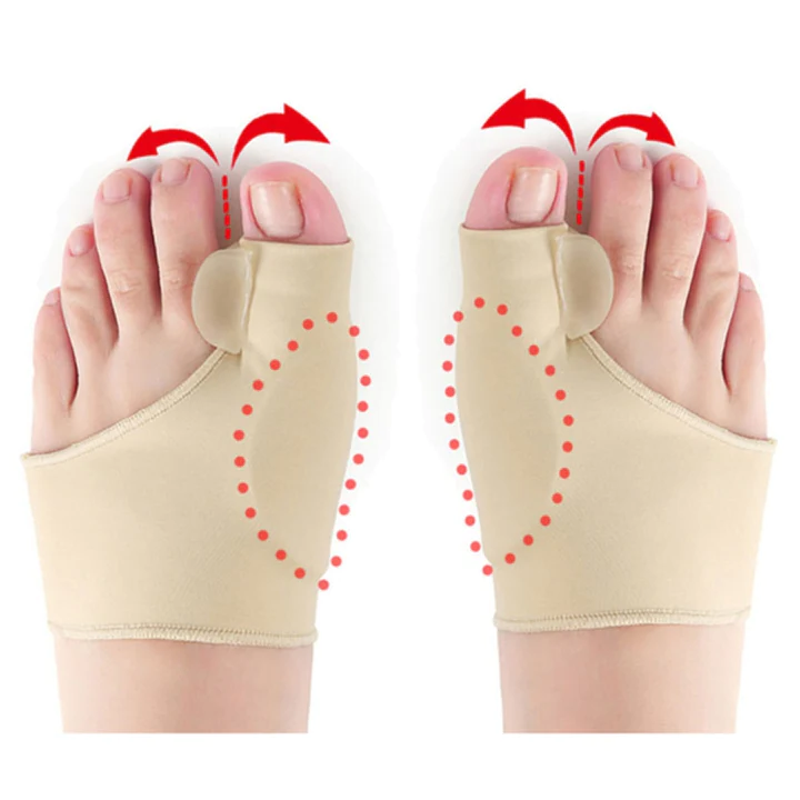 Gel Teenkorrektor met Zachte Geldemping voor Hallux Valgus en Natuurlijke Teenuitlijning | Sansoti