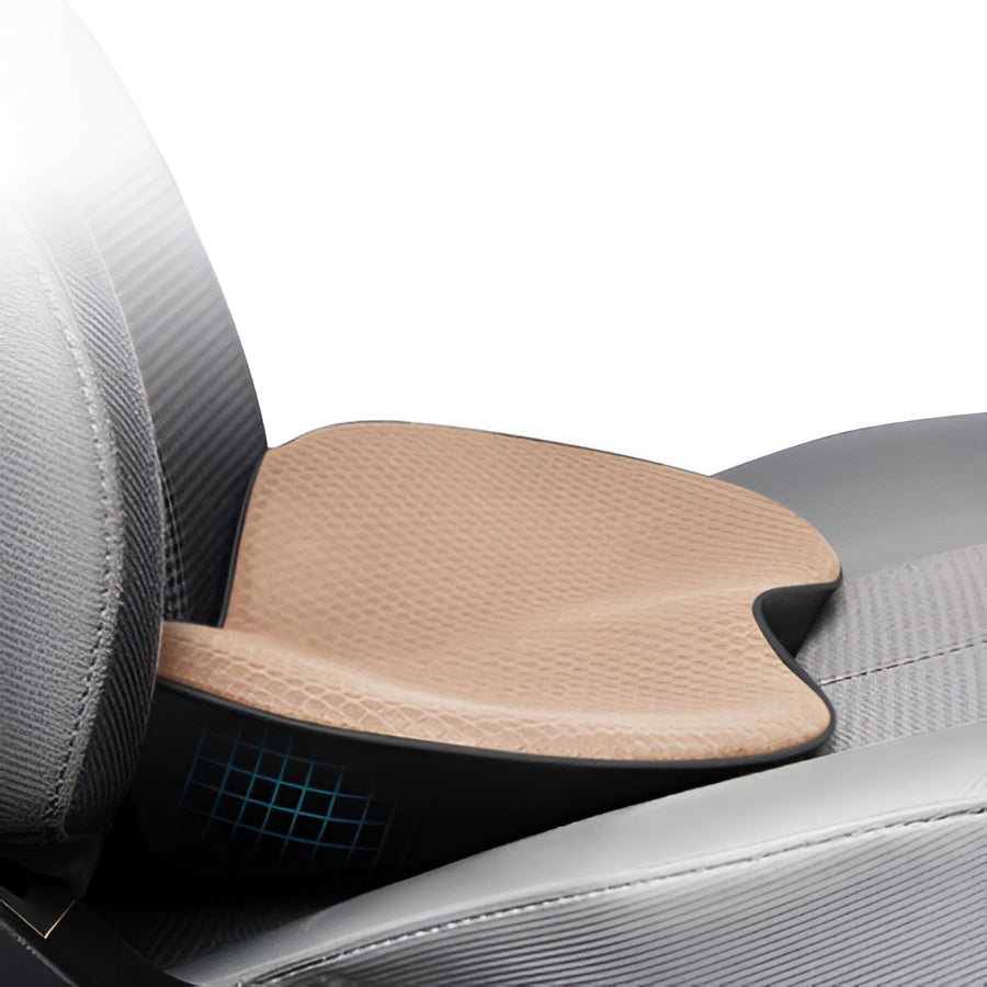 Ergonomisches erhöhtes Autositzkissen aus Memory-Schaum für kleinere Fahrer, Komfort, Schwarz Beige Braun Rot, Auto | Sansoti