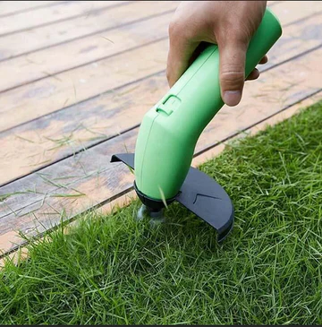 Draadloze grastrimmer op batterijen, mini-onkruidtrimmer voor handmatig en verstelbaar tuinonderhoud van het gazon | Sansoti