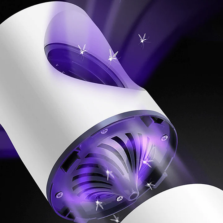 Piège à insectes électrique avec lumière LED, portée de 200m², silencieux et sans produits chimiques, piège à moustiques pour chambre, salon et cuisine | Sansoti